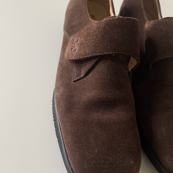 Salvatore Ferragamo Other - Vintage Salvatore Ferragamo Boutique Brown Suede Loafers Unisex Size 10B Italy